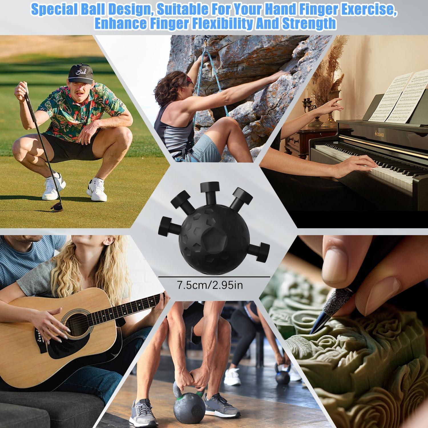Premium Grip ULTRA Hand Grip Strengthener & Forearm Trainer