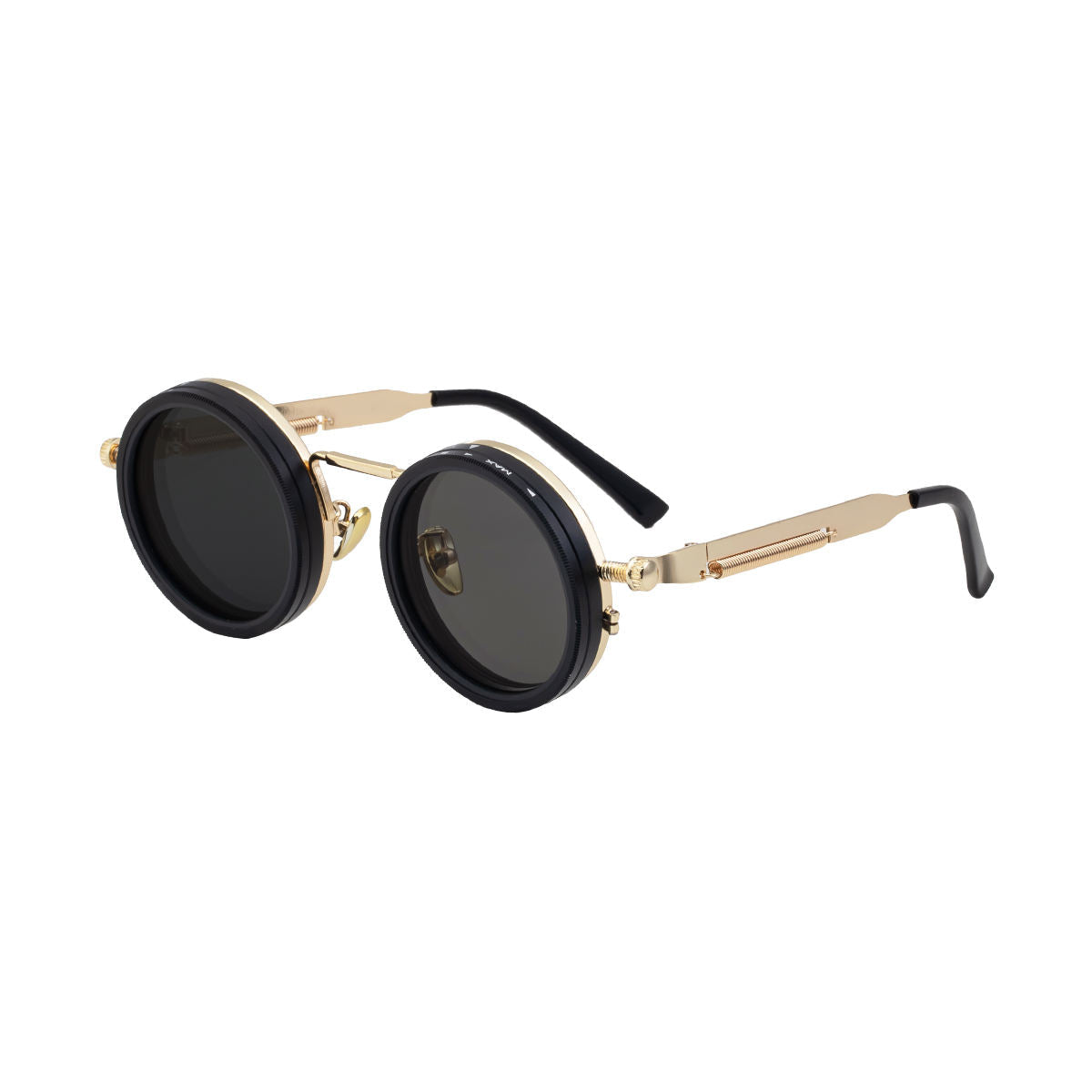 Retro Steampunk Polarized Sunglasses BY-8126